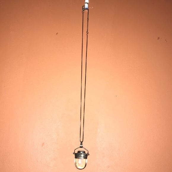 Hand Made Clear Quartz Sterling Silver Wrapped Necklace - Picture 5 of 5